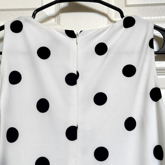 Anne Klein Polka Dot Sheath Dress - Picture 4 of 12